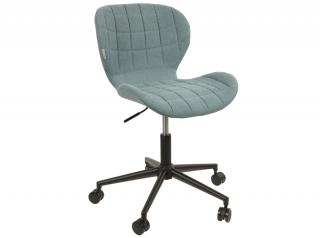 Krzesło biurowe OMG niebieskie, Zuiver