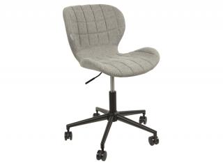 Krzesło biurowe OMG szare, Zuiver