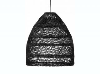 Lampa rattanowa Maja czarna, PR Home