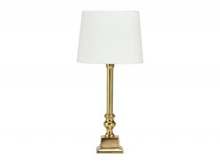 Lampa stołowa Linne biały/złoty, PR Home