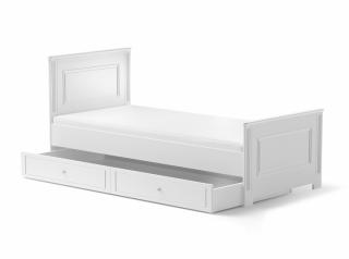 Łóżko z szufladą Ines 90x200 białe, Bellamy