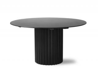 Stół jadalniany Pillar okrągły czarny, HKliving