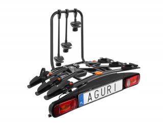 Platforma na hak Aguri Active Bike Black bagażnik na 3 rowery + Gratisy