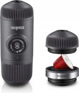 Przenośny podróżny ekspres do kawy Wacaco Nanopresso + Adapter do kapsułek