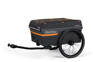 Przyczepa rowerowa bagażowa Qeridoo Qubee Grey o pojemności 130 l