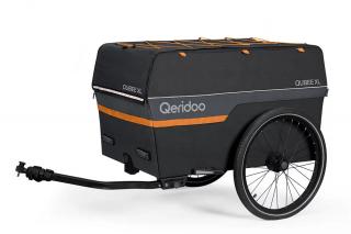 Przyczepa rowerowa bagażowa Qeridoo Qubee XL Grey o pojemności 220 l