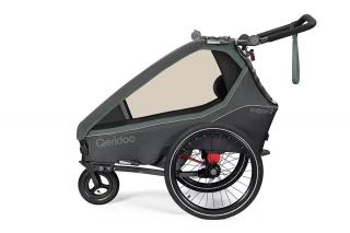 Przyczepka rowerowa Qeridoo Kidgoo 2 Ivy Green