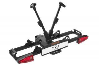 Spinder TX2 LED – składana platforma na hak na 2 rowery, także e-bike
