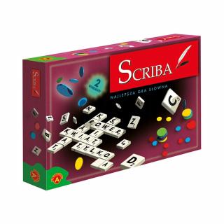 Gra planszowa SCRIBA słowna literaki 2 wersje