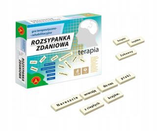 Gra słowna ROZSYPANKA ZDANIOWA logiczna terapia