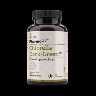 CHLORELLA DARK-GREEN 500 tabletek - PHARMOVIT