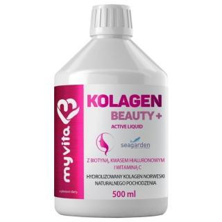 KOLAGEN BEAUTY + AVTIVE LIQUID 500ml - MYVITA