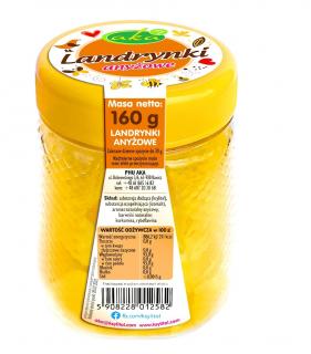 LANDRYNKI ANYŻOWE Z KSYLITOLEM 160g - AKA