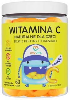 NATURALNE ŻELKI WITAMINA C 60 kapsułek - MYVITA