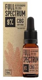 OLEJEK KONOPNY CBG + CBGA 9% FULL SPECTRUM 10ml - COSMA CANNABIS