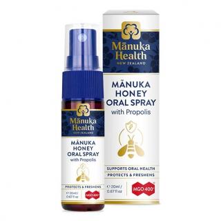 SPRAY DOUSTNY Z MIODEM MANUKA MGO 400+ I PROPOLISEM 20ml - PROPHARMA