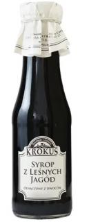 SYROP Z LEŚNYCH JAGÓD BEZGLUTENOWY 375g (300 ml) - KROKUS