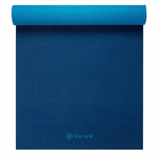 GAIAM MATA DO JOGI DWUSTRONNA NAVY  BLUE 6 MM 61698