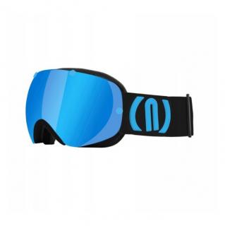 Gogle narciarskie NEON Break I Black Cyan, Szyba: BLUE