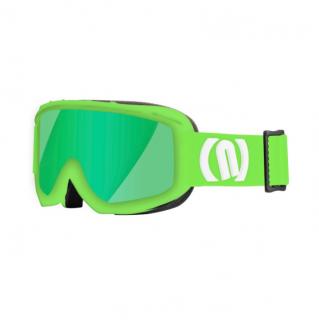 Gogle narciarskie NEON FUNNY I Green Fluo Black, Szyba: GREEN