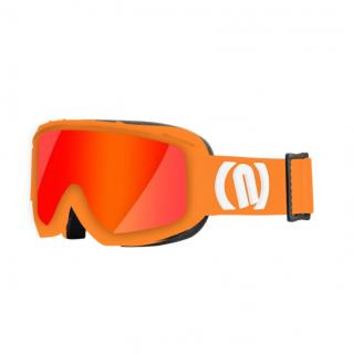 Gogle narciarskie NEON FUNNY I Orange Fluo White, Szyba: STEEL