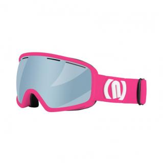 Gogle narciarskie NEON VENUS I Pink Fluo White, Szyba: Steel