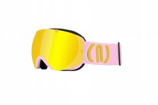 GOGLE NEON BREAK LIGHT PINK SZYBA GOLD CAT3+CAT1