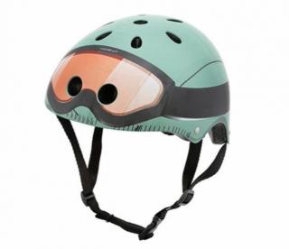 Kask rowerowy dla dzieci HORNIT military, rozmiar S