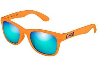 OKULARY NEON HAPPY oprawka ORANGE FLUO- szyba X8 BLUE CAT 3