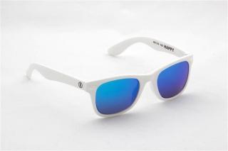 OKULARY NEON HAPPY oprawka WHITE- szyba X8 BLUE CAT 3