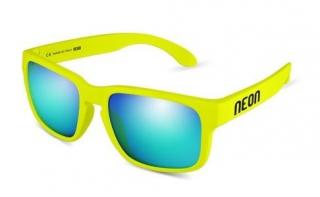 OKULARY NEON JOKER oprawka YELLOW FLUO szkła x8 BLUE