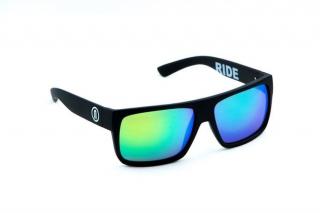 OKULARY NEON RIDE BLACK szkło-X9 GREEN CAT 3