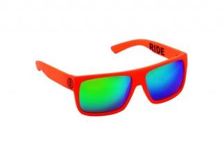 OKULARY NEON RIDE ORANGE FLUO szkło-X9 GREEN CAT 3