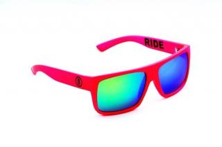 OKULARY NEON RIDE PINK FLUO szkło-X9 GREEN CAT 3