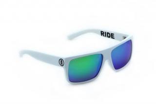 OKULARY NEON RIDE WHITE szkło-X9 GREEN CAT 3