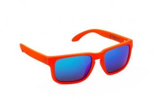 OKULARY NEON STREET ORANGE FLUO szkło-X8 BLUE CAT3