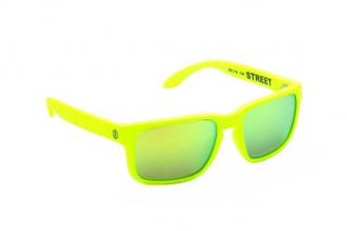 OKULARY NEON STREET YELLOW FLUO szkło-X7 GOLD CAT 3