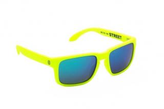 OKULARY NEON STREET YELLOW FLUO szkło-X8 BLUE CAT 3