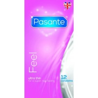 Prezerwatywy super cienkie - Pasante Feel Sensitive 12 sztuk