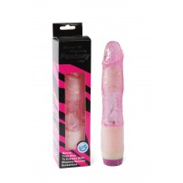 Przeźroczysty wibrator żelowy Classic Vibe Pink 22 cm