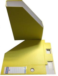Futerał pojemnik na dokumenty składany A4/70, żółty, 3949001-PL11