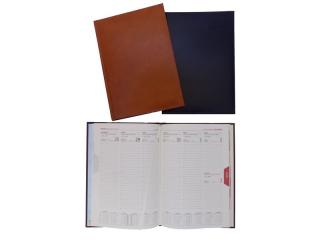 Kalendarz książkowy A5 Teno terminarz, notatnik oprawa twarda z pianką (tydz. na 2 str. )