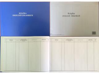 Książka orzeczeń lekarskich, A4, 96 kart, układ poziomy, WK-11