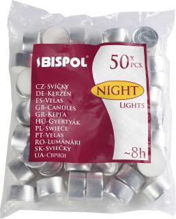 Bispol Night, podgrzewacze, 50 sztuk