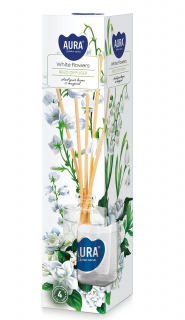 Bispol zapachowy dyfuzor z patyczkami dz45-179 białe kwiaty 45ml