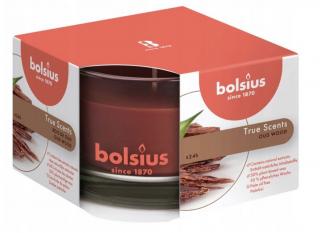 Bolsius True Scents, Drzewo Agarowe, świeca w szkle 63/90mm