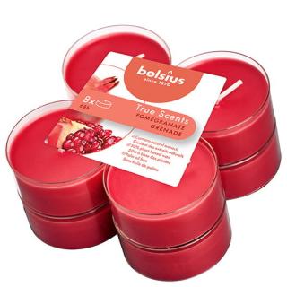 Bolsius True Scents, Granat, podgrzewacz maxi 8szt, 8 godzin