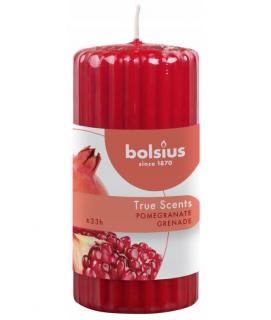 Bolsius True Scents, Granat, świeca pieńkowa zapachowa 120/58mm