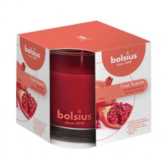 Bolsius True Scents, Granat, świeca w szkle 95/95mm