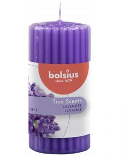 Bolsius True Scents, Lawenda, świeca pieńkowa zapachowa 120/58mm